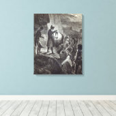 Napoleon-extricateurs van Lannes Canvas Afdruk (Insitu (Houten vloer))