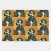 Napoleon French Bulldog Gift Wrapping paper (Voorkant)