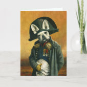 Napoleon French Bulldog Greetings Card Kaart (Voorkant)