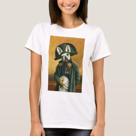 Napoleon French Bulldog T shirt (Voorkant)