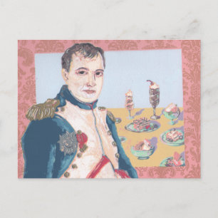 Napoleon French Dessert Original Artwork Briefkaar Briefkaart