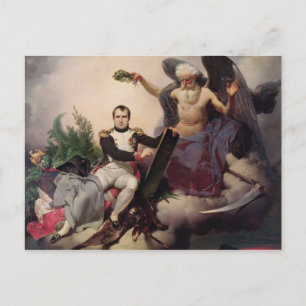 Napoleon gekroond door de tijd, voor 1833 briefkaart