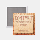 Napoleon Hill citeert magneet (Voorkant / Achterkant)