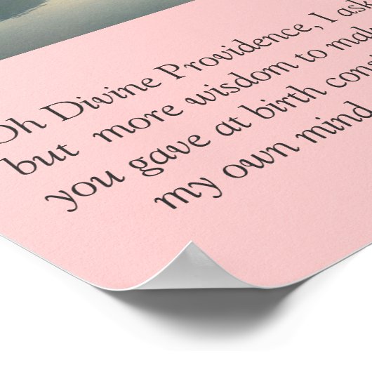 Napoleon Hill Magic Prayer Poster (Hoek)