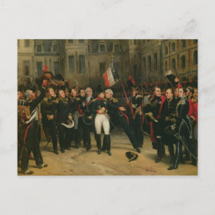Napoleon I Bidding Farewell aan de keizer Briefkaart