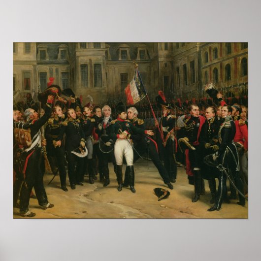 Napoleon I Bidding Farewell aan de keizer Poster (Voorkant)