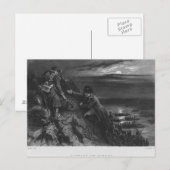 Napoleon I Bonaparte over de rivier Briefkaart (Voorkant / Achterkant)