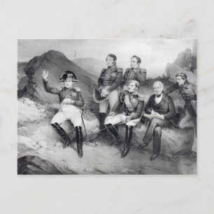 Napoleon I Dictating Memoirs to Emmanuel Las Briefkaart