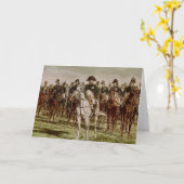Napoleon I en zijn Personeel, c.1860 Kaart (Gele Bloem)