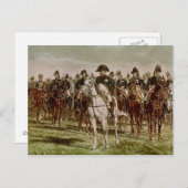 Napoleon I en zijn staf, c.1860 Briefkaart (Voorkant / Achterkant)