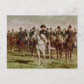 Napoleon I en zijn staf, c.1860 Briefkaart (Voorkant)