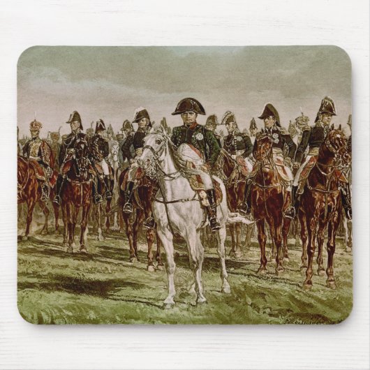 Napoleon I en zijn staf, c.1860 Muismat (Voorkant)