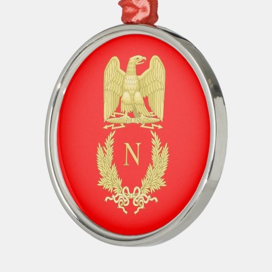 Napoleon I Imperial Eagle Emblem on ornament (Links)