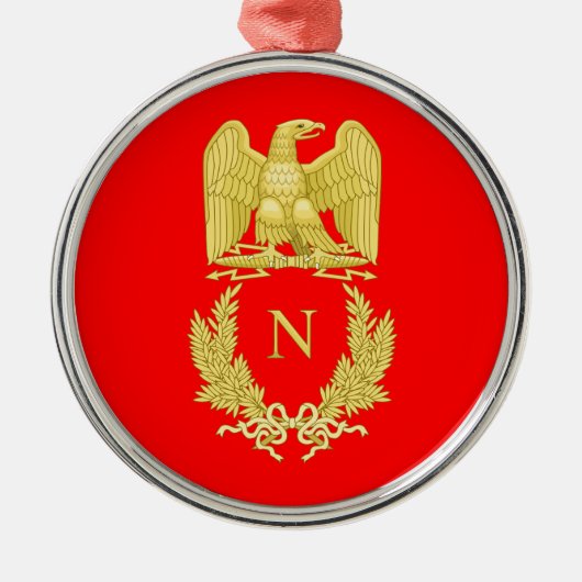 Napoleon I Imperial Eagle Emblem on ornament (Voorkant)