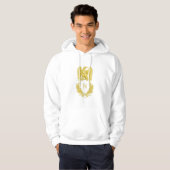Napoleon I Imperial Eagle Motif on Hoodie (Voorkant volledig)