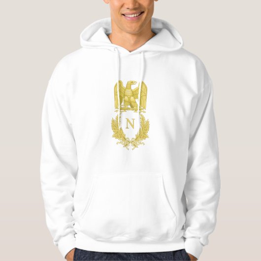 Napoleon I Imperial Eagle Motif on Hoodie (Voorkant)