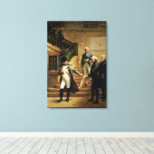 Napoleon I in het Paleis Royal Canvas Afdruk (Insitu (Houten vloer))