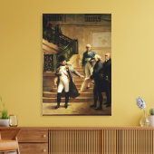 Napoleon I in het Paleis Royal Canvas Afdruk (Insitu (Woonkamer))