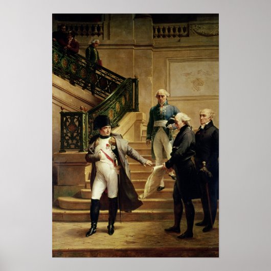 Napoleon I in het Paleis Royal Poster (Voorkant)