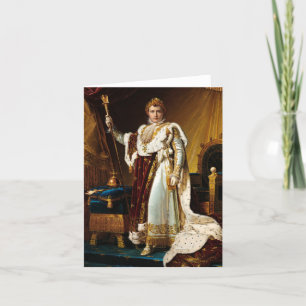 Napoleon I, keizer van Frankrijk door F. Gerard Bedankkaart