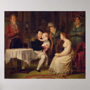 Napoleon I Marie Louise en de koning van Rome Poster