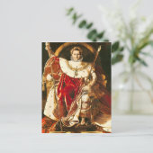 Napoleon I on the Imperial Throne, 1806 Briefkaart (Staand voorkant)