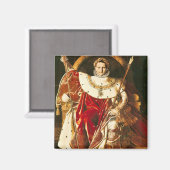 Napoleon I on the Imperial Throne, 1806 Magneet (Voorkant / Achterkant)