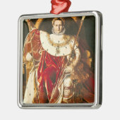 Napoleon I on the Imperial Throne, 1806 Metalen Ornament (Links)