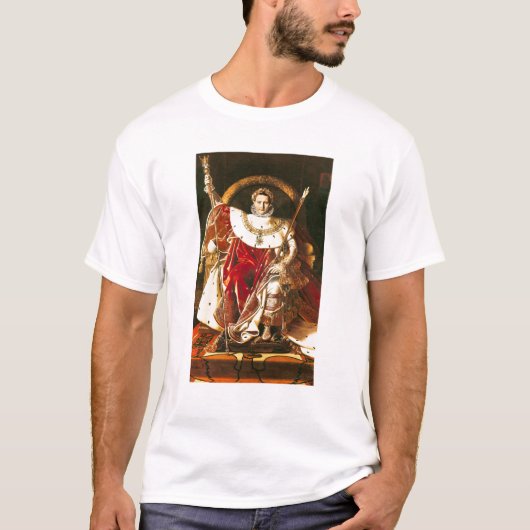 Napoleon I on the Imperial Throne, 1806 T-shirt (Voorkant)