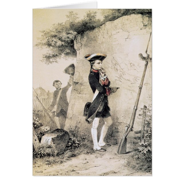 Napoleon I op de militaire school (Voorkant)