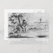Napoleon I op het eiland St. Helena Briefkaart (Voorkant / Achterkant)