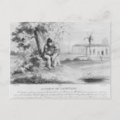 Napoleon I op het eiland St. Helena Briefkaart (Voorkant)