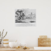 Napoleon I op het eiland St. Helena Poster (Keuken)