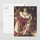 Napoleon I op zijn keizerlijke troon Briefkaart (Voorkant / Achterkant)