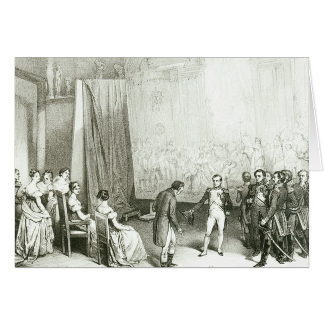 Napoleon I Visiting the Studio of David (Voorkant Horizontaal)