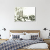 Napoleon I Visiting the Studio of David Canvas Afdruk (Insitu (Slaapkamer))