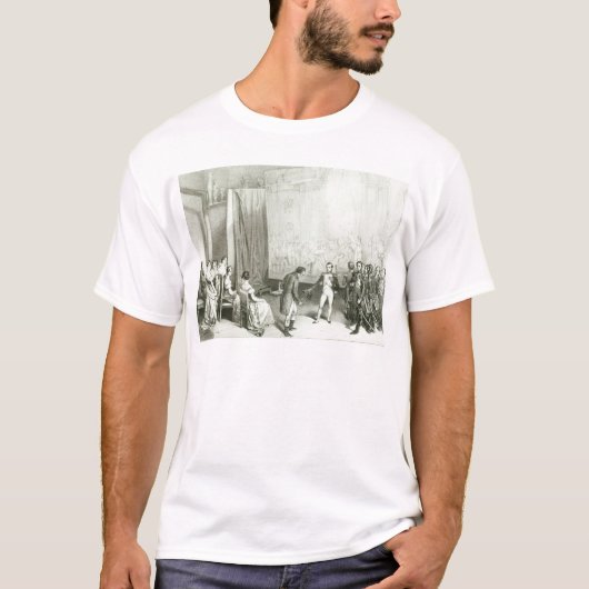 Napoleon I Visiting the Studio of David T-shirt (Voorkant)