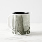 Napoleon I Visiting the Studio of David Tweekleurige Koffiemok (Voorkant links)