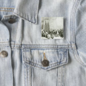 Napoleon I Visiting the Studio of David Vierkante Button 5,1 Cm (In situ)