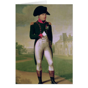 Napoleon I voor de Chateau de Malmaison