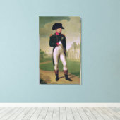 Napoleon I voor de Chateau de Malmaison Canvas Afdruk (Insitu (Houten vloer))