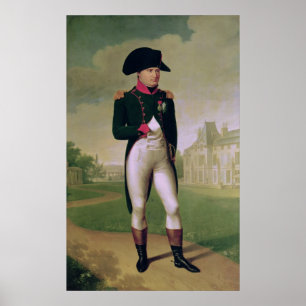 Napoleon I voor de Chateau de Malmaison Poster