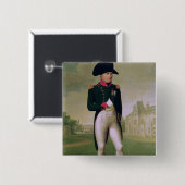 Napoleon I voor de Chateau de Malmaison Vierkante Button 5,1 Cm (Voorkant /achterkant)
