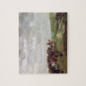 Napoleon III (1808-73) bij de slag om Solferino Legpuzzel (Verticaal)