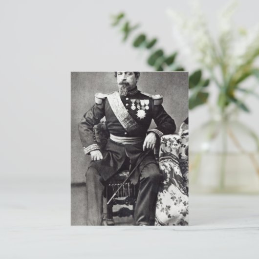 Napoleon III, 1860-70 Briefkaart (Staand voorkant)