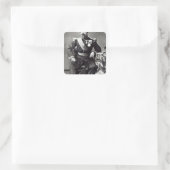 Napoleon III, 1860-70 Vierkante Sticker (Tas)
