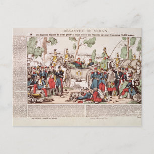 Napoleon III arriveert in Sedan Briefkaart