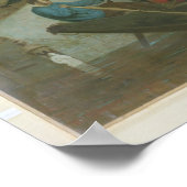 Napoleon III Bezoek van slachtoffers van overstrom Poster (Hoek)
