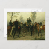 Napoleon III en Bismarck Briefkaart (Voorkant / Achterkant)