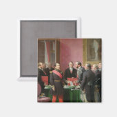 Napoleon III Handen over het decreet Magneet (Voorkant / Achterkant)